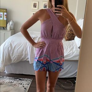Printed Romper